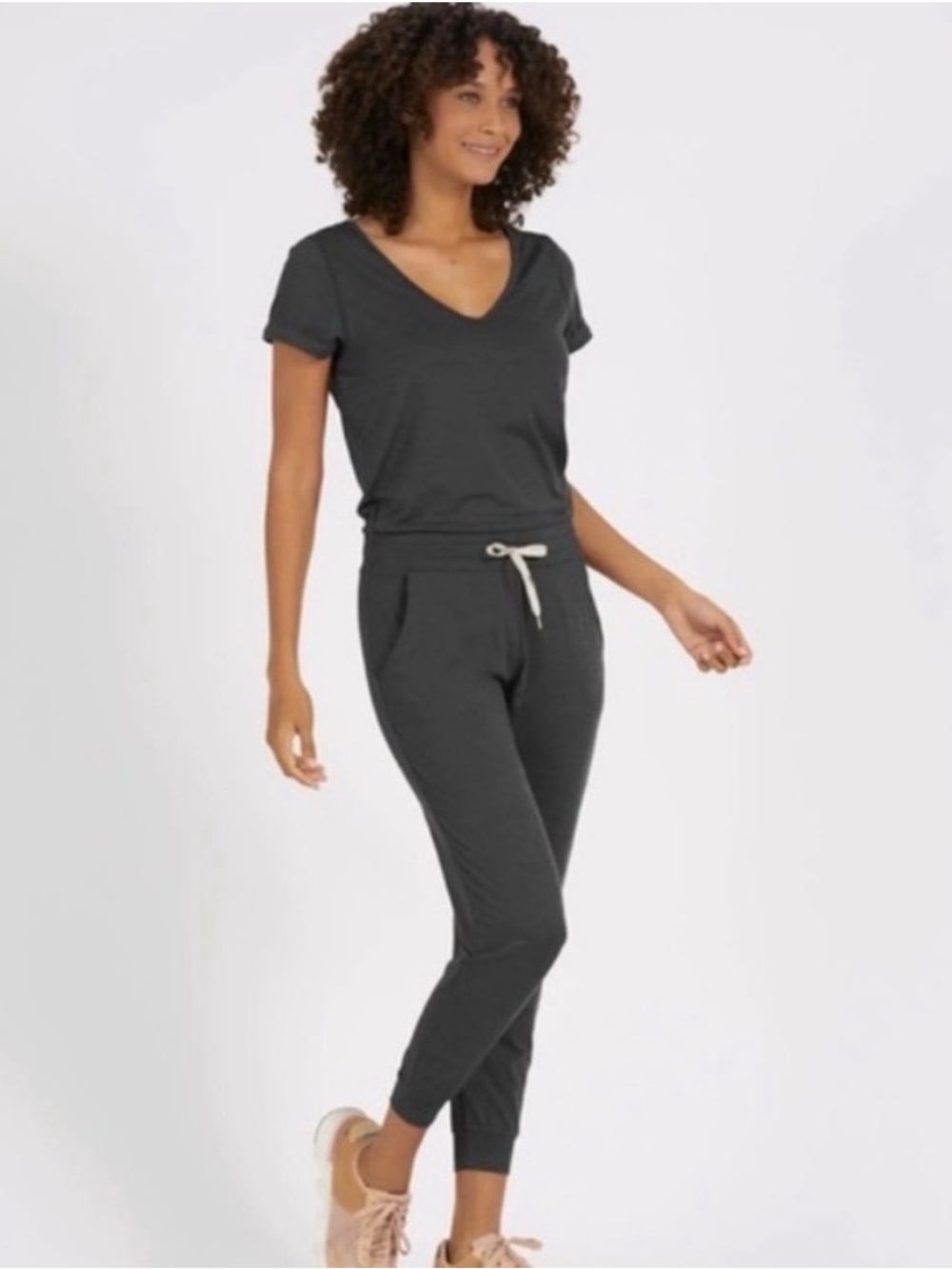 Vuori Azure Heather Women Jumpsuit